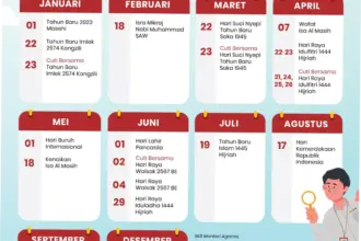 Jadwal Libur Nasional dan Cuti Bersama Mei 2026: Informasi Lengkap Tanggal Merah