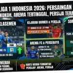 Klasemen Liga 1 Memanas: Persaingan Sengit di Puncak dan Bawah