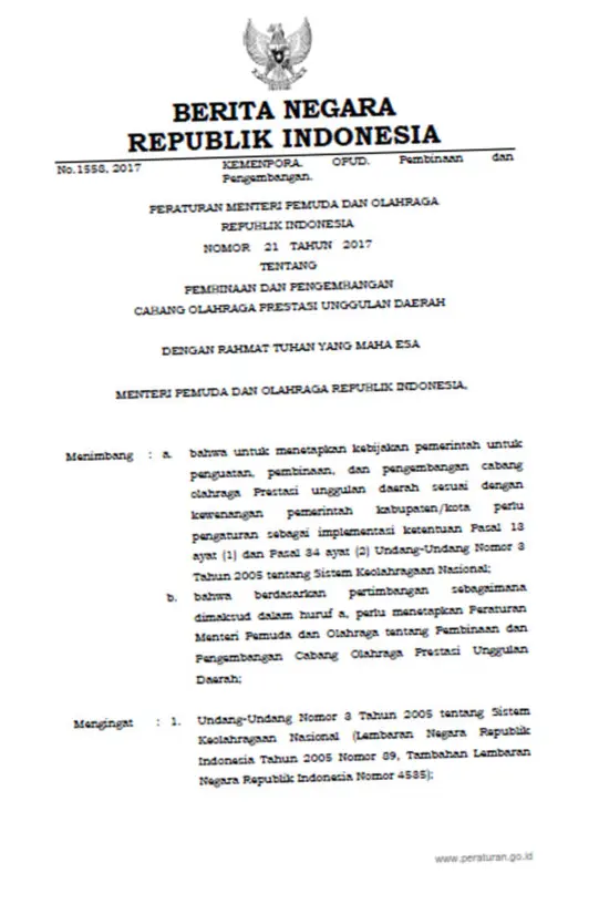 Pembinaan dan Pengembangan Olahraga di Indonesia: Tinjauan atas Seleknas PB INKANAS 2026 dan Strategi Prestasi