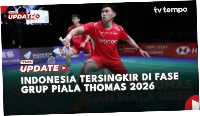Piala Thomas 2026: Indonesia Tersingkir Usai Dikalahkan Prancis