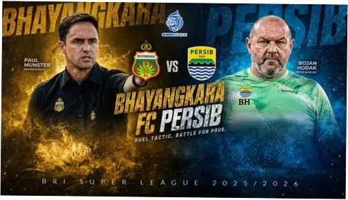 Prediksi Bhayangkara FC vs Persib: Pertarungan Sengit di BRI Super League